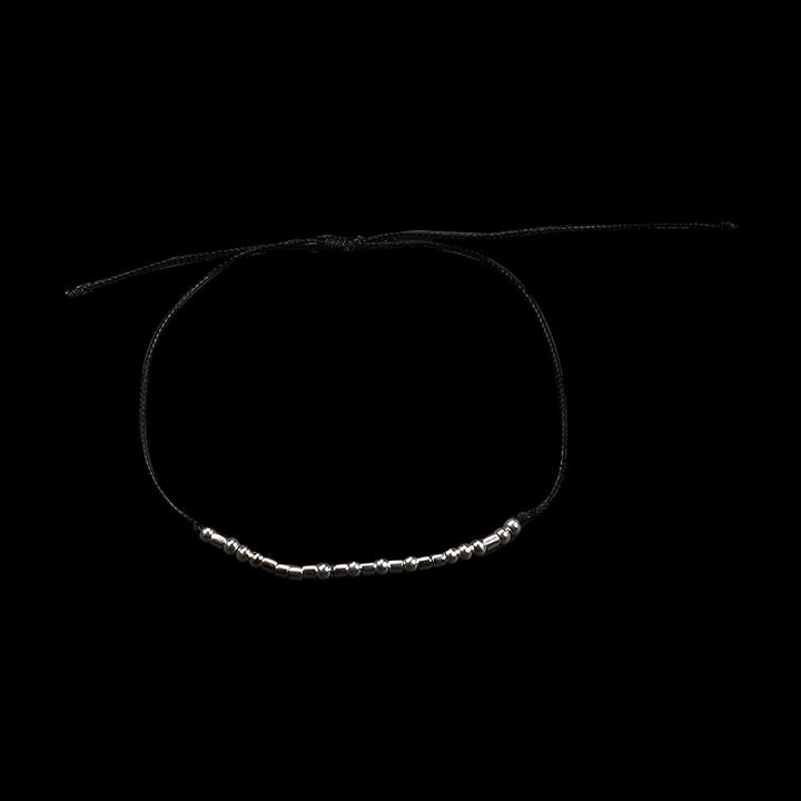Fuck Love Morse Code 925 Sterling Silver Bracelet