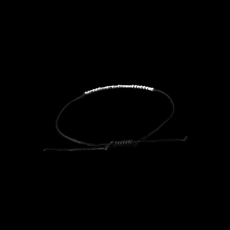 Fuck Off Morse Code 925 Sterling Silver Bracelet