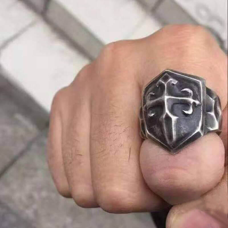 Game Shield 925 Sterling Silver Ring