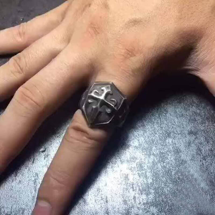 Game Shield 925 Sterling Silver Ring