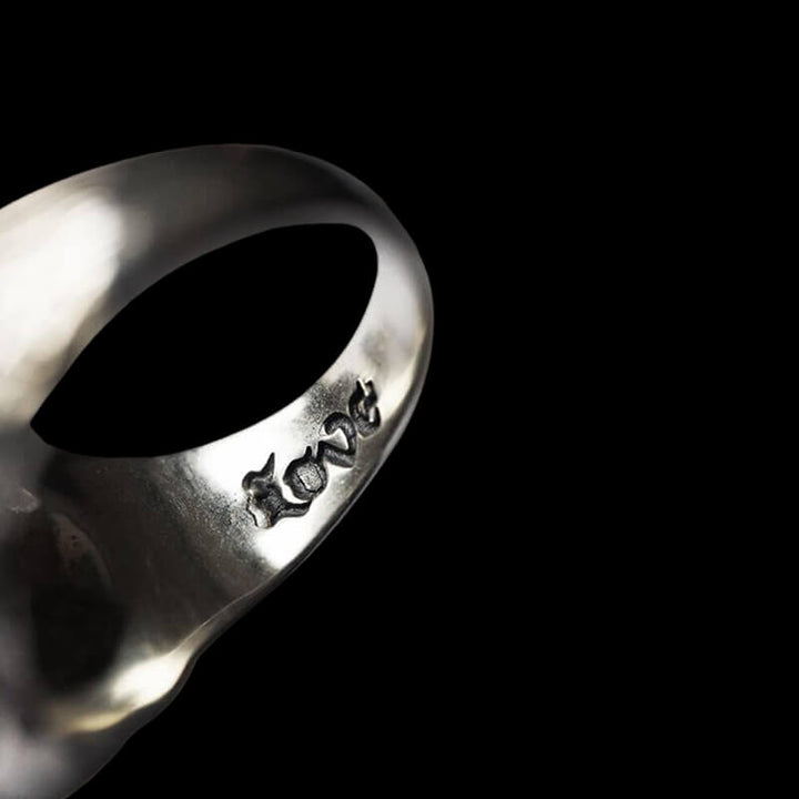 Gentleman Cat Crystal Cat’s Eyes 925 Sterling Silver Ring
