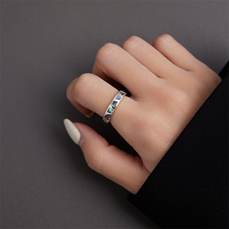 Geometric Triangle 925 Sterling Silver Ring 03 | RoyalLuster.com