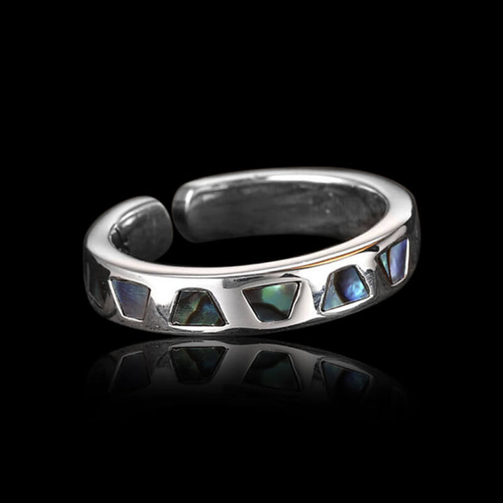 Geometric Triangle 925 Sterling Silver Ring 04 | RoyalLuster.com