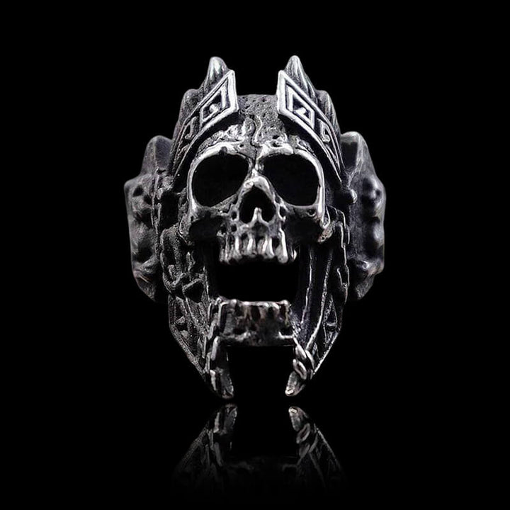 God of War Skull 925 Sterling Silver Ring
