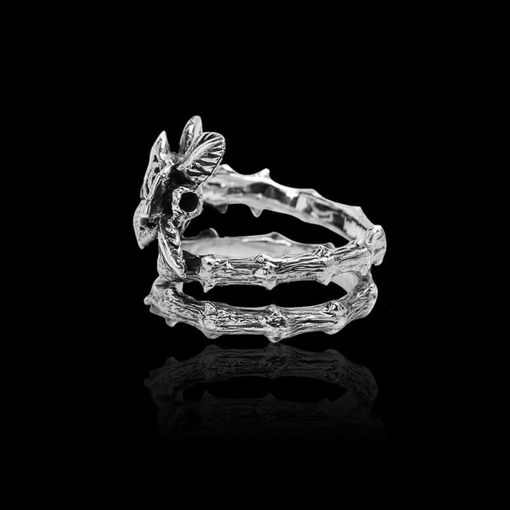 Gothic Rose 925 Sterling Silver Ring