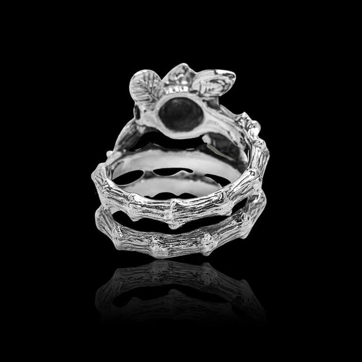 Gothic Rose 925 Sterling Silver Ring