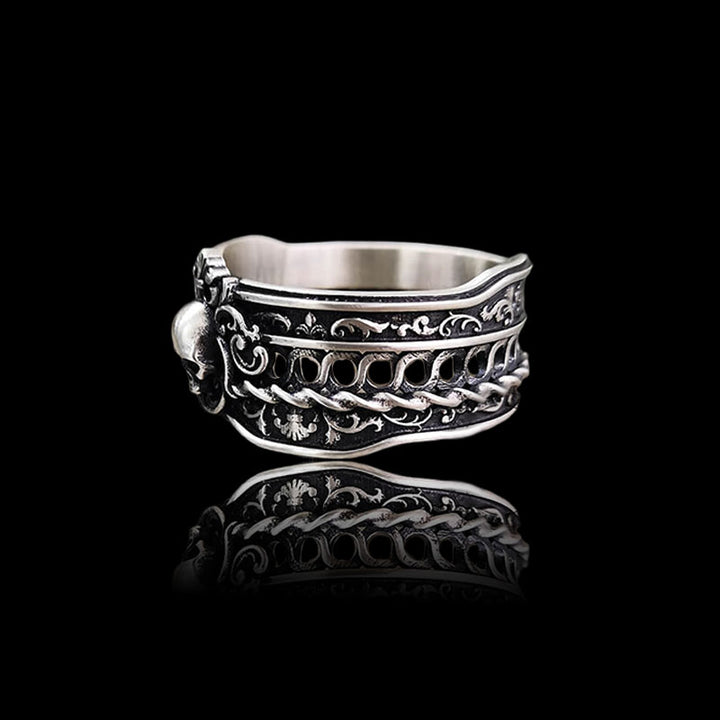 Gothic Skull 925 Sterling Silver Ring