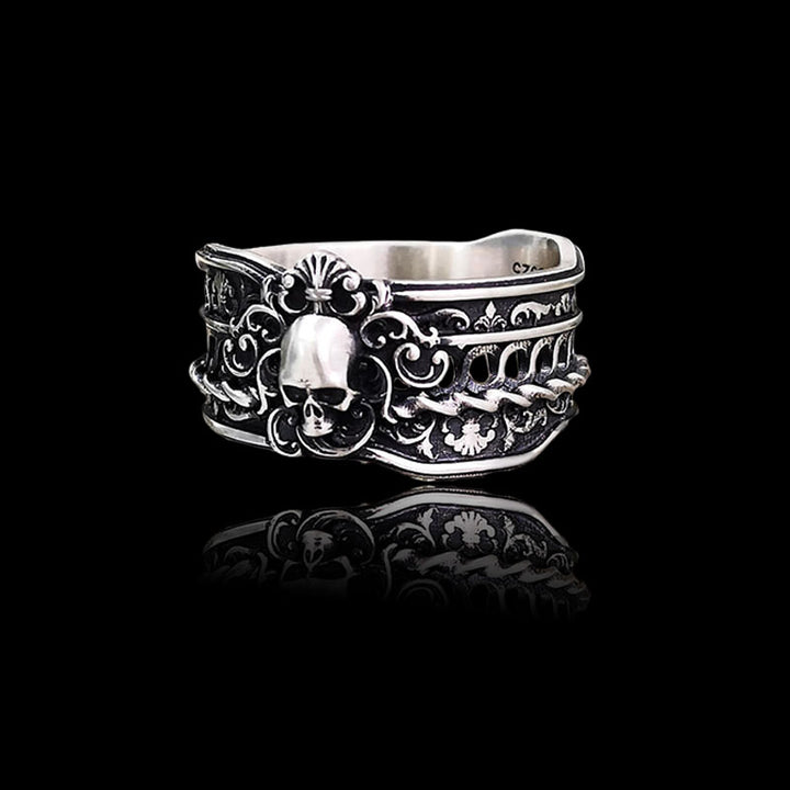 Gothic Skull 925 Sterling Silver Ring