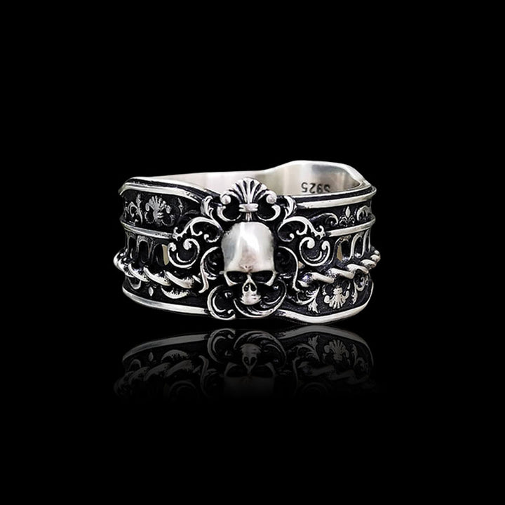 Gothic Skull 925 Sterling Silver Ring