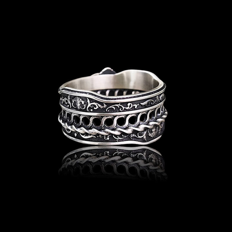 Gothic Skull 925 Sterling Silver Ring
