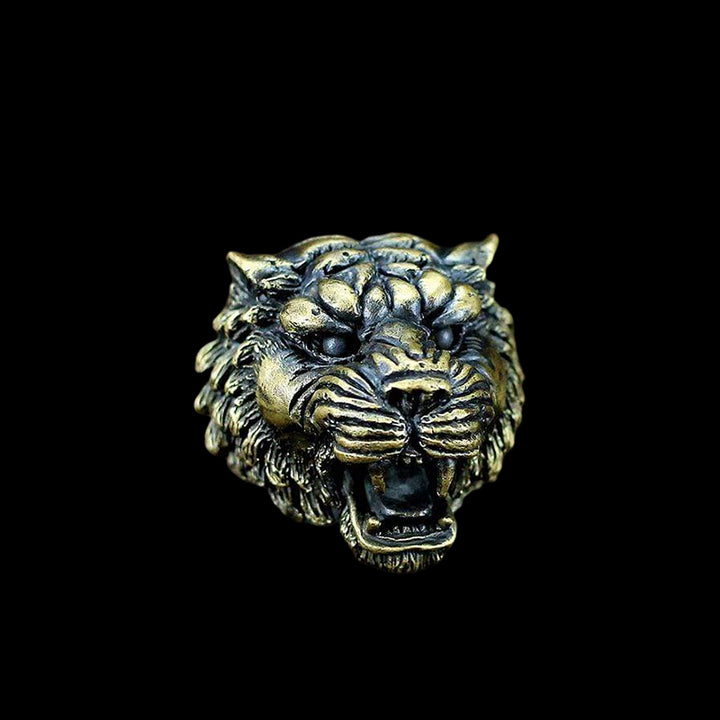 Growling Tiger 925 Sterling Silver Ring