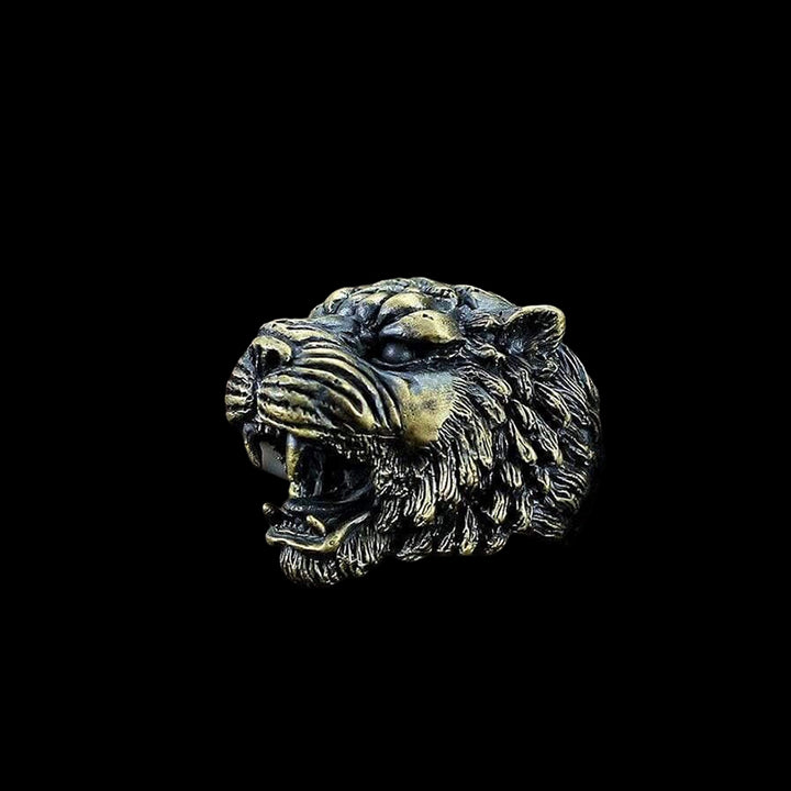 Growling Tiger 925 Sterling Silver Ring