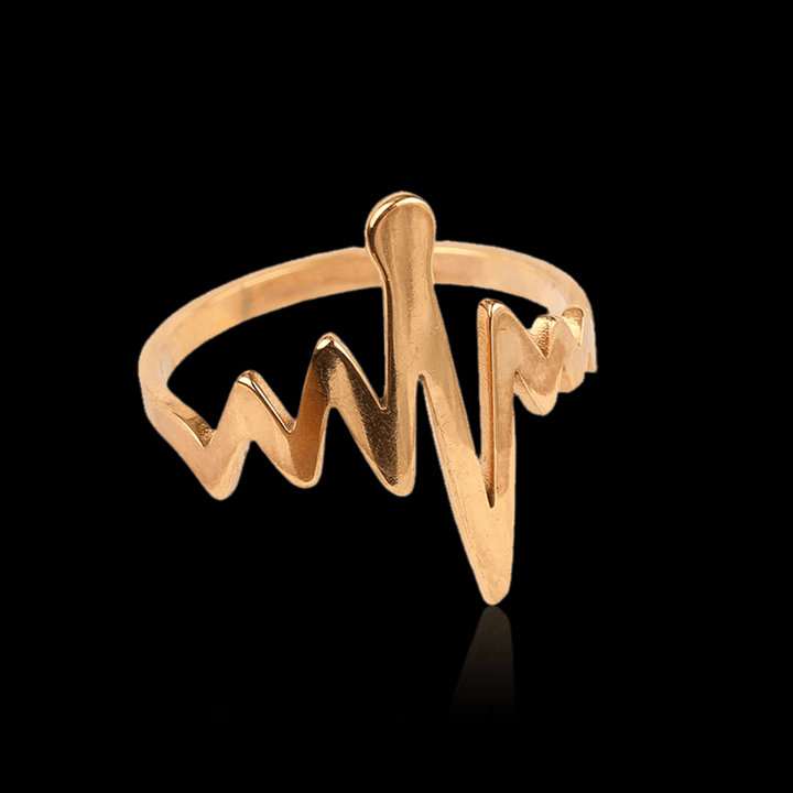 Heartbeat 925 Sterling Silver Ring 01 | RoyalLuster.com