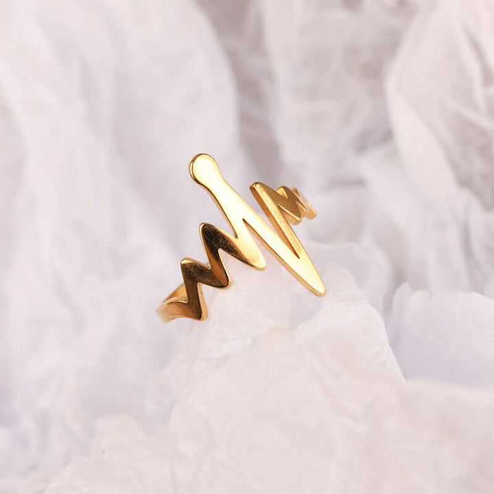 Heartbeat 925 Sterling Silver Ring 04 | RoyalLuster.com