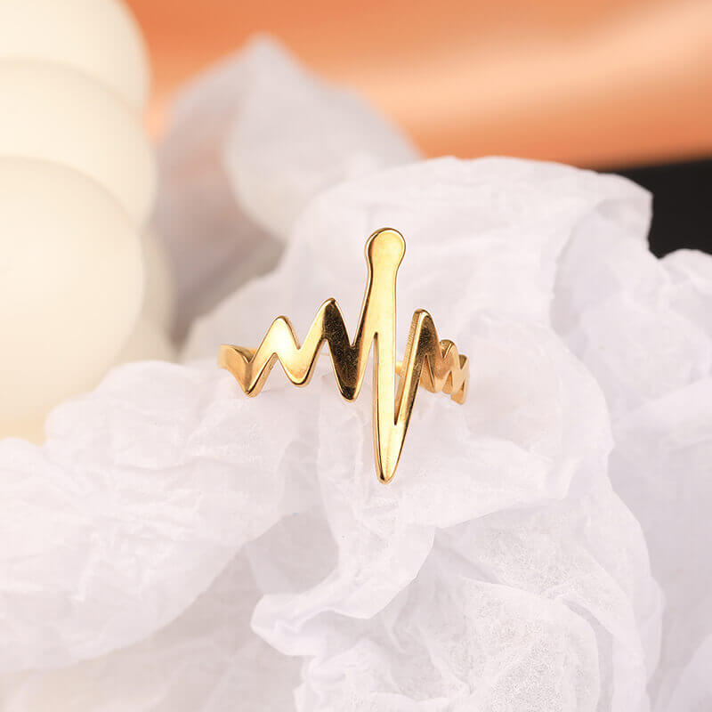 Heartbeat 925 Sterling Silver Ring 05 | RoyalLuster.com