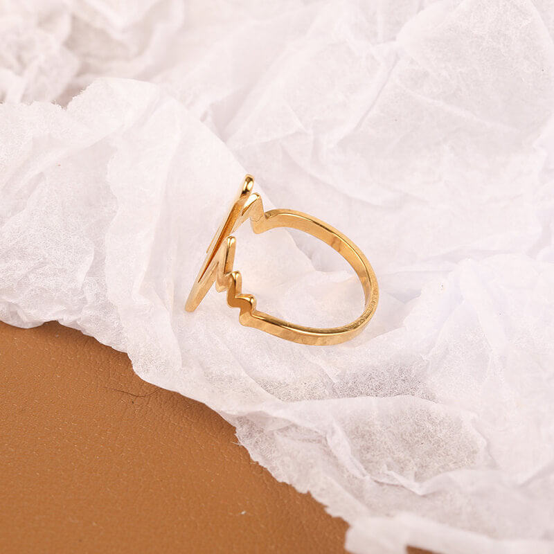 Heartbeat 925 Sterling Silver Ring