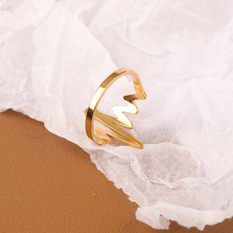 Heartbeat 925 Sterling Silver Ring