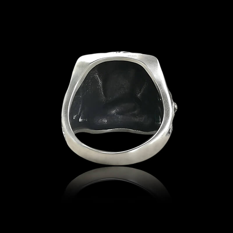 Indian Portrait 925 Sterling Silver Ring