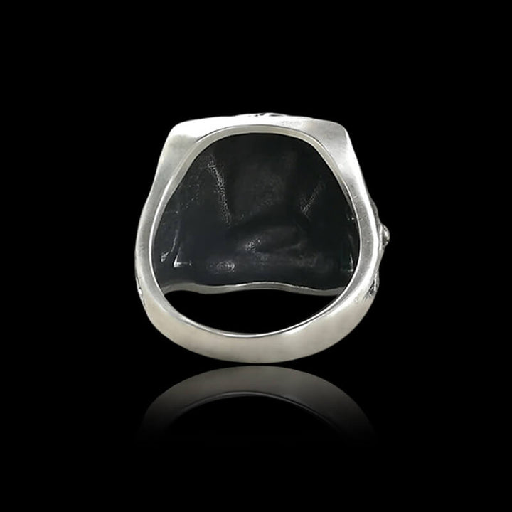 Indian Portrait 925 Sterling Silver Ring