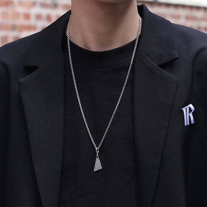 Irregular Playing Card 925 Sterling Silver Pendant 02 | RoyalLuster.com