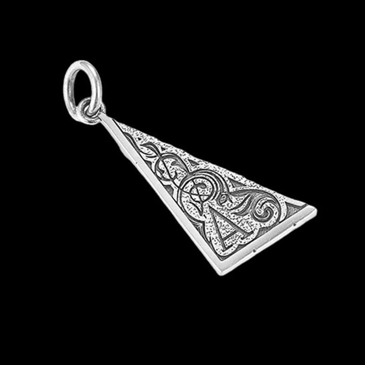 Irregular Playing Card 925 Sterling Silver Pendant 04 | RoyalLuster.com