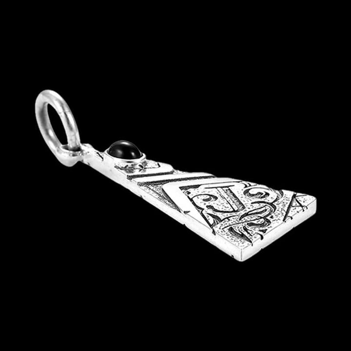 Irregular Playing Card 925 Sterling Silver Pendant