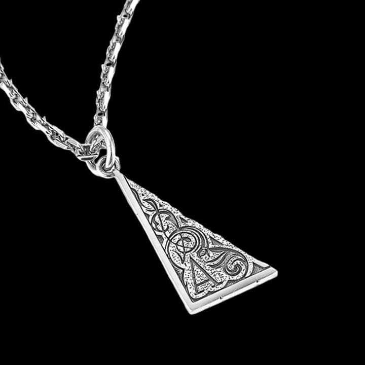 Irregular Playing Card 925 Sterling Silver Pendant