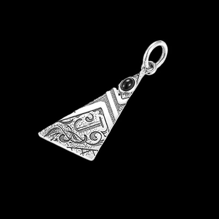Irregular Playing Card 925 Sterling Silver Pendant