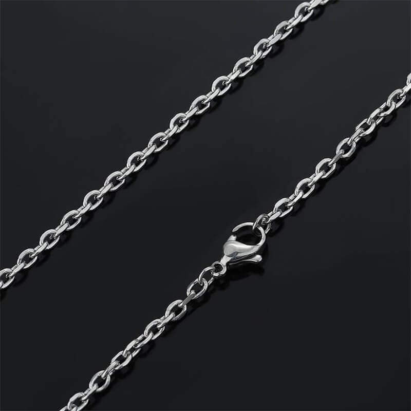 Irregular Playing Card Black Onyx 925 Sterling Silver Pendant