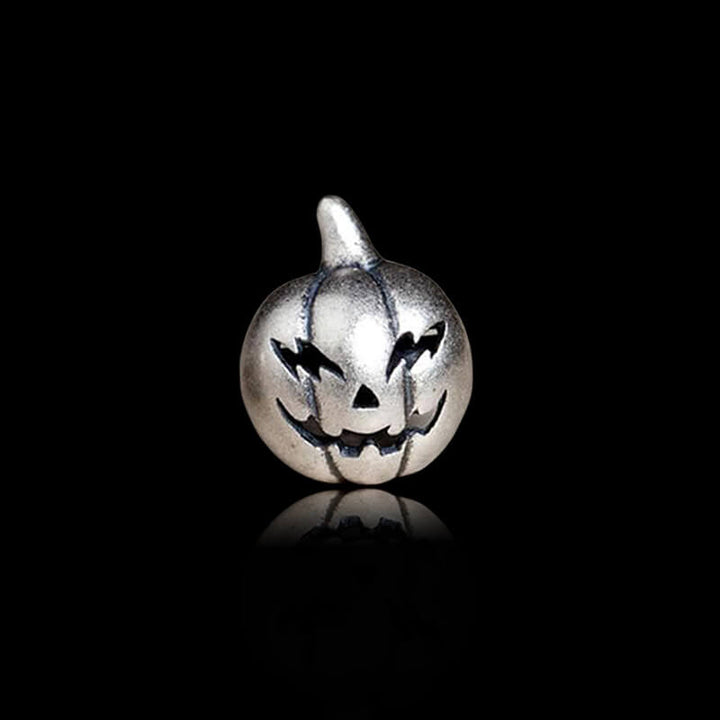 Jack-O'-Lantern 925 Sterling Silver Stud Earrings