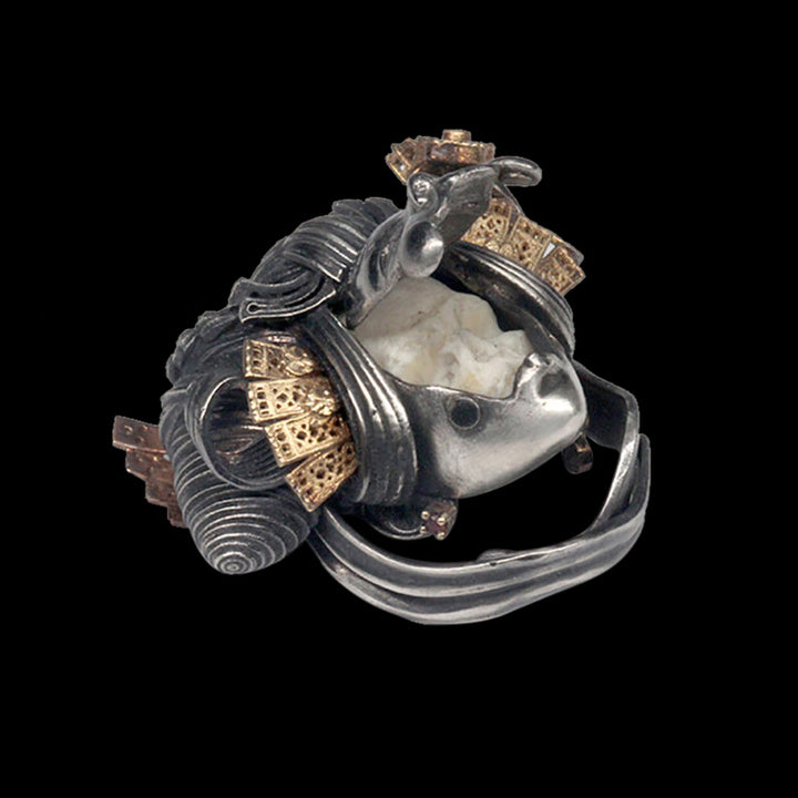 Japanese Geisha 925 Sterling Silver Ring