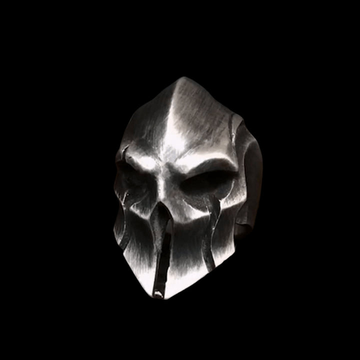 Knight Skull 925 Sterling Silver Ring