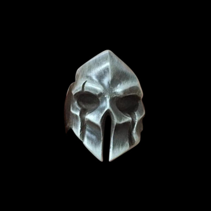 Knight Skull 925 Sterling Silver Ring