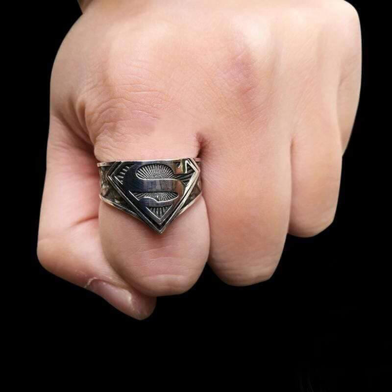 Letter "S" 925 Sterling Silver Ring