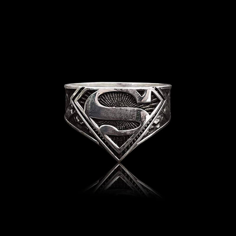 Letter "S" 925 Sterling Silver Ring