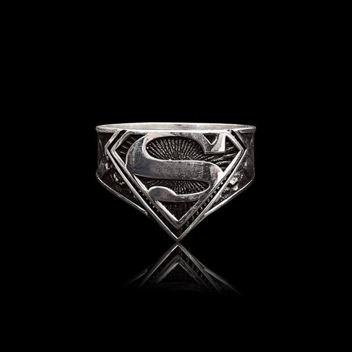 Letter "S" 925 Sterling Silver Ring