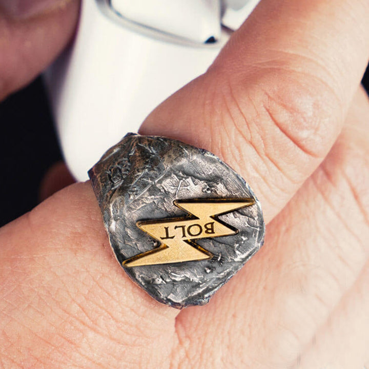 Lightning Bolt 925 Sterling Silver Ring