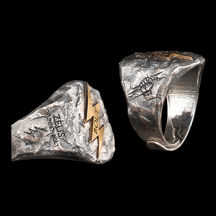 Lightning Bolt 925 Sterling Silver Ring