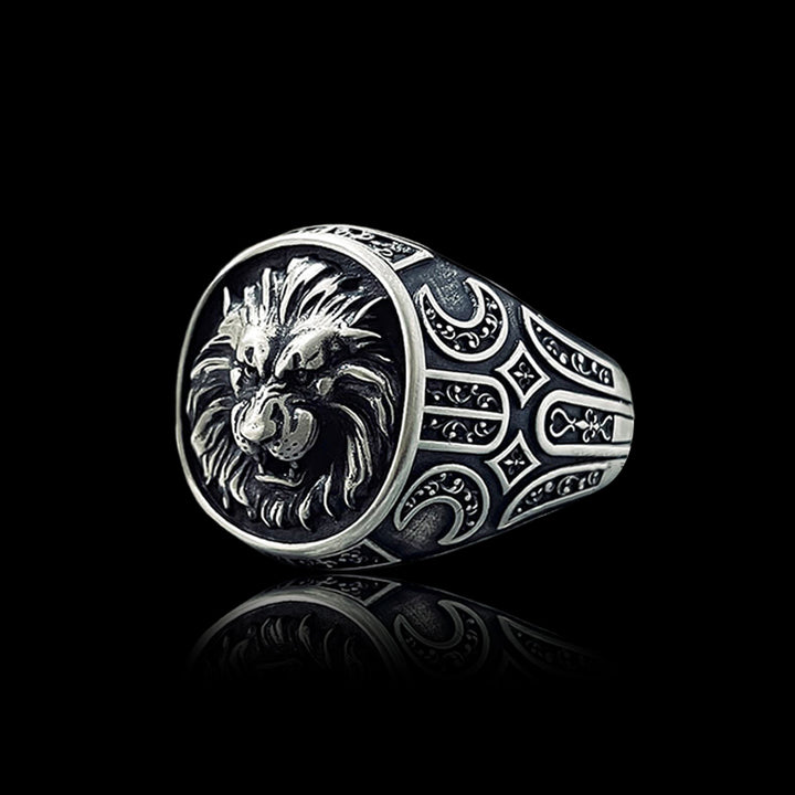 Lion 925 Sterling Silver Animal Ring