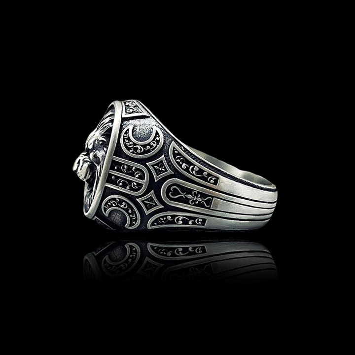 Lion 925 Sterling Silver Animal Ring