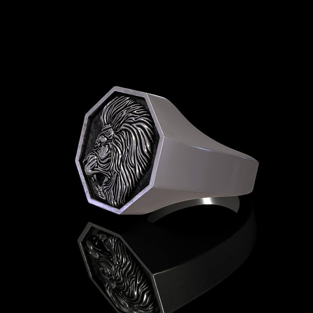 Lion 925 Sterling Silver Ring
