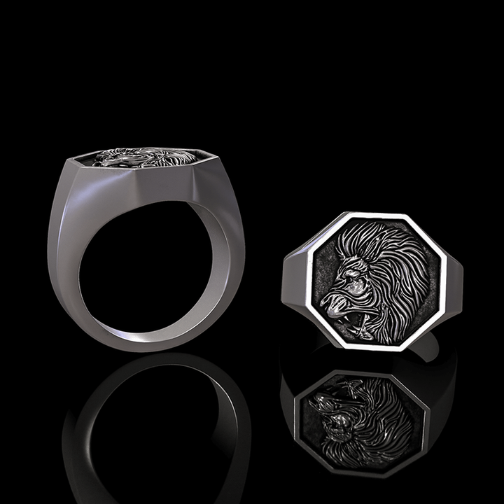 Lion 925 Sterling Silver Ring