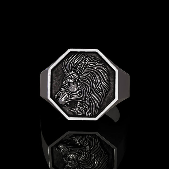 Lion 925 Sterling Silver Ring