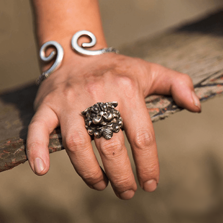Lion Head 925 Sterling Silver Ring