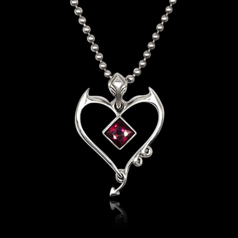 Little Devil 925 Sterling Silver Necklace 01 | RoyalLuster.com