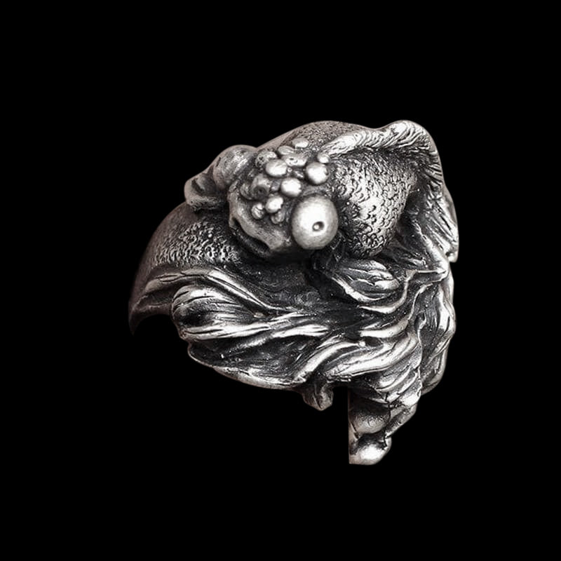 Lucky Carp 925 Sterling Silver Ring