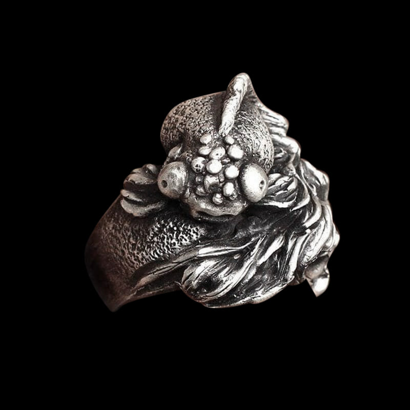 Lucky Carp 925 Sterling Silver Ring
