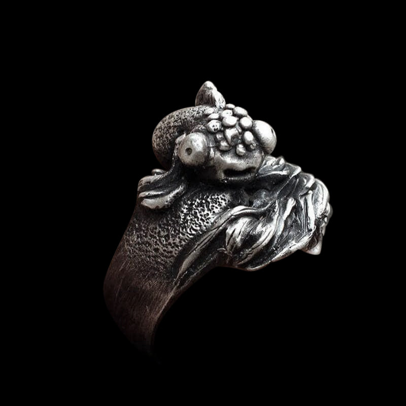 Lucky Carp 925 Sterling Silver Ring
