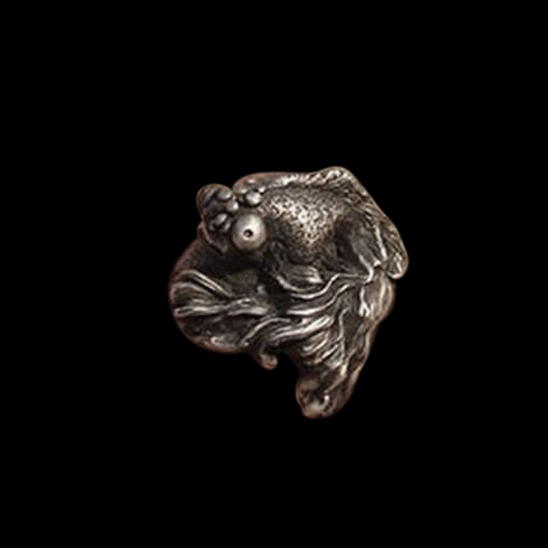 Lucky Carp 925 Sterling Silver Ring
