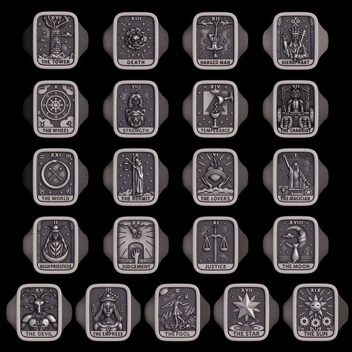 Major Arcana Tarot Sterling Silver Ring | RoyalLuster.com